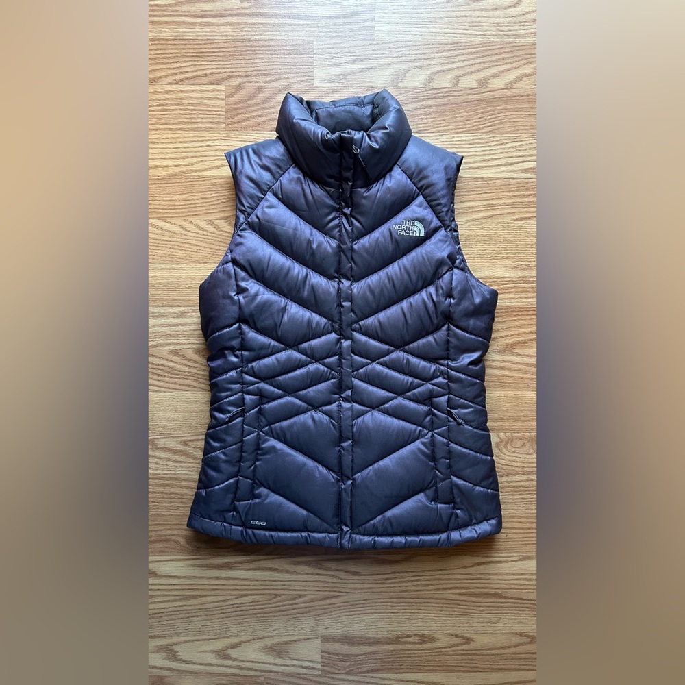 *SOLD*
The North Face Women's Quilted Down Vest in Dark Brown